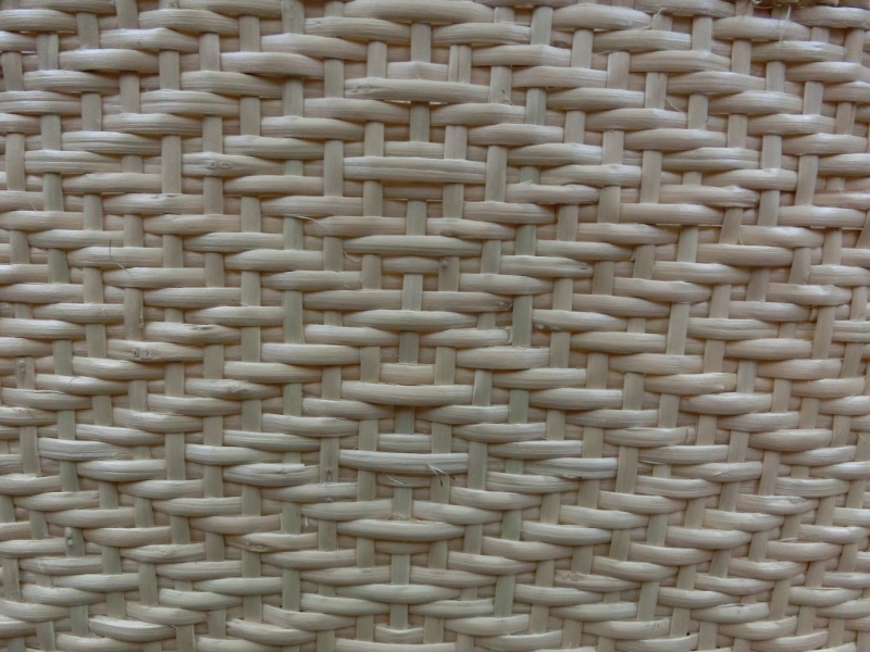 奥会津　三島町　編み組細工　マタタビ　バッグ　編み目